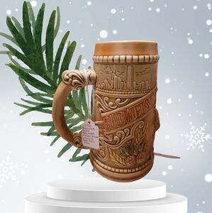1980 Anheuser Busch Budweiser Chicago Skyline Limited Edition Beer Stein